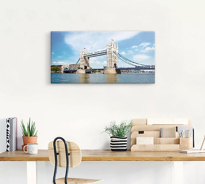 Artland Wandbild »London Tower Bridge«, Brücken, (1 St.), als Alubild, Outd günstig online kaufen