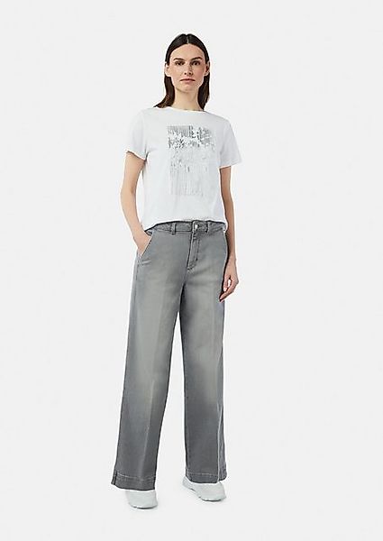 comma casual identity 5-Pocket-Jeans Lässige Wide-Leg-Jeans im Loose Fit mi günstig online kaufen