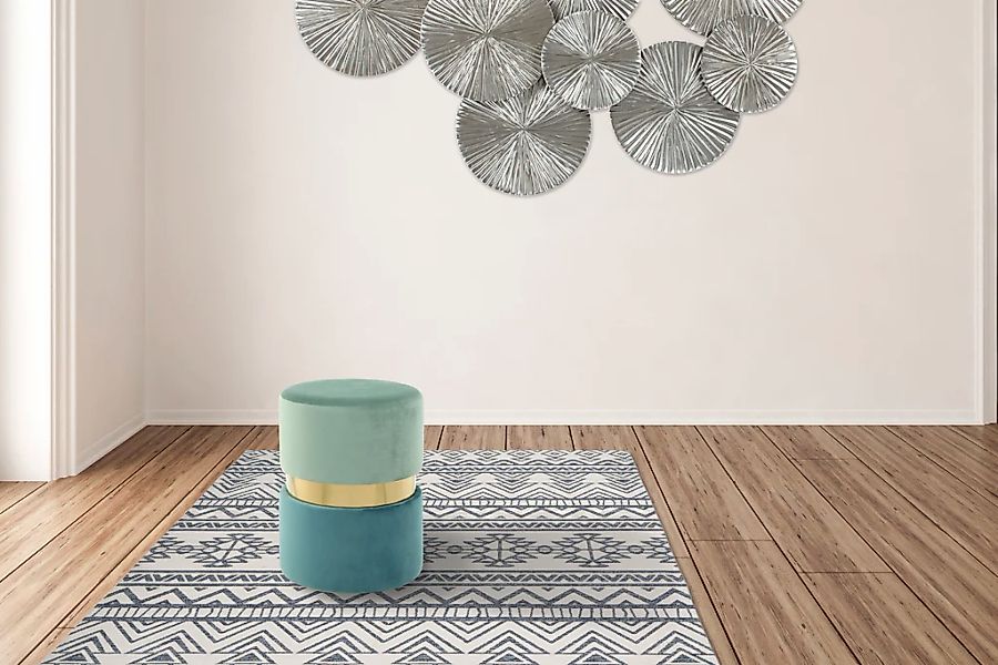 Kayoom Sitzhocker "Hocker Gipsy 825, stilvoller Sitzhocker, runde Form, sti günstig online kaufen