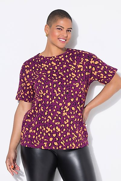 Studio Untold T-Shirt T-Shirt Leo-Print günstig online kaufen