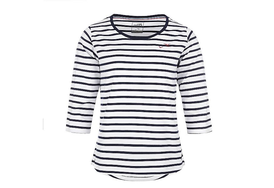 modAS 3/4-Arm-Shirt Damen Bretonisches Shirt 3/4-Arm mit Streifen aus Baumw günstig online kaufen