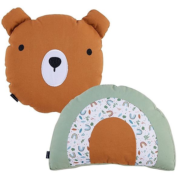 Alavya Home® Dekokissen Kinderkissen 2-tlg SET Kuschelkissen Kinder Flausch günstig online kaufen