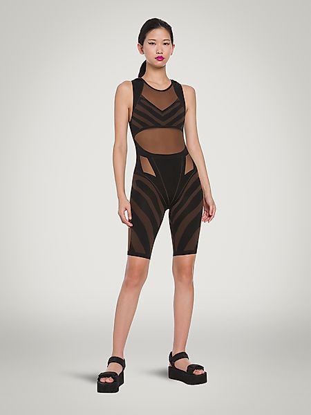 Wolford - Animalier Jumpsuit, Frau, coca/black, Größe: L günstig online kaufen