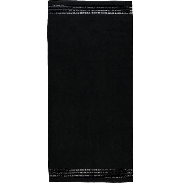 Vossen Cult de Luxe - Farbe: 790 - schwarz - Badetuch 100x150 cm günstig online kaufen