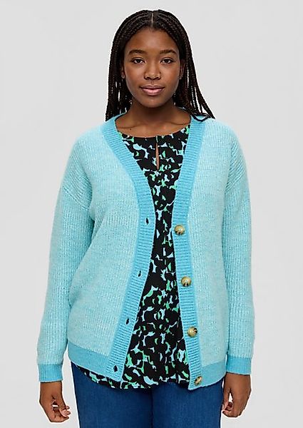 TRIANGLE Poncho Cardigan aus Wollmix günstig online kaufen