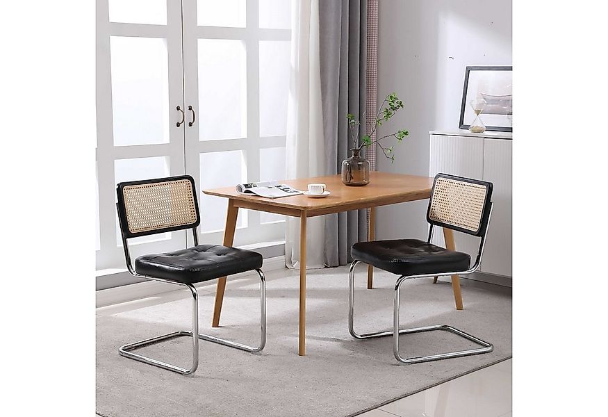 OKWISH Esszimmerstuhl Polsterstuhl Küchenstuhl (Akzentstühle Rattan Esszimm günstig online kaufen