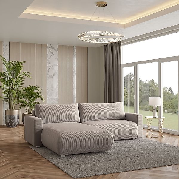 Masseno Ecksofa TURIN mit Schlaffunktion L-Form, günstig online kaufen