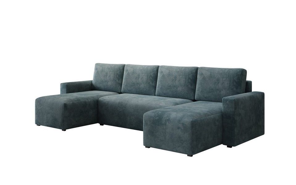 Luxusbetten24 Schlafsofa Designer Sofa Melva U, günstig online kaufen