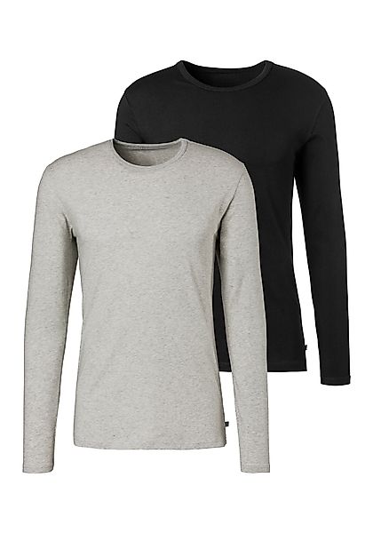 H.I.S Langarmshirt, (Packung, 2er-Pack), Doppelpack Unterziehshirt aus Baum günstig online kaufen