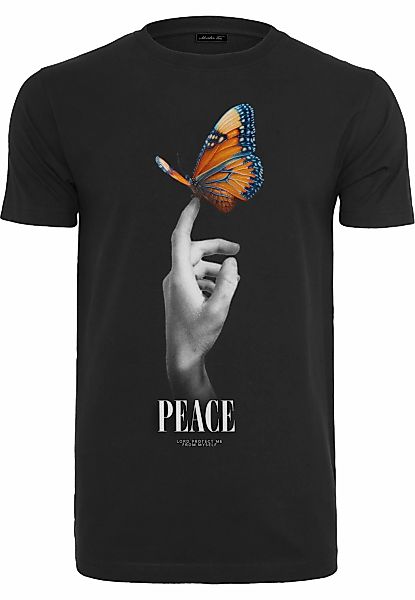 MisterTee T-Shirt "MisterTee Peace Butterfly Tee" 1 Stk. günstig online kaufen