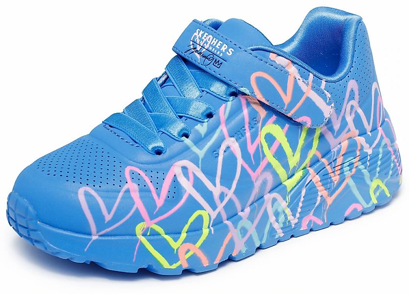 Skechers Sneaker "UNO LITE - LOVE LEVITATE" Schnürschuh mit bedruckter Sohl günstig online kaufen