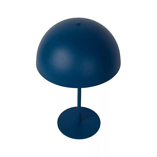 Tischleuchte Siemon aus Stahl, Ø 25 cm, blau günstig online kaufen