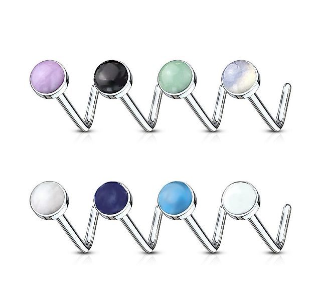 Order & Smile Schmuck Nasenpiercing Nasenpiercing Nasenstecker mit Stein günstig online kaufen