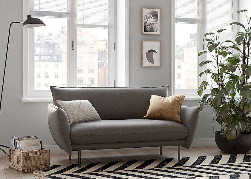 OTTO home 2-Sitzer "Stine" Besonderes Design durch Kissenoptik und Keder, b günstig online kaufen