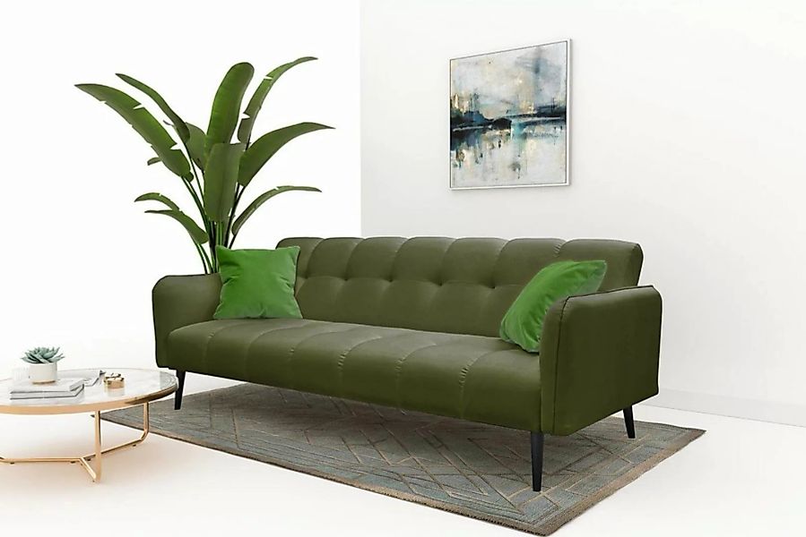 Beautysofa Schlafsofa BASTIAN, Klassische Sofa, Couch mit 3-stufige automat günstig online kaufen