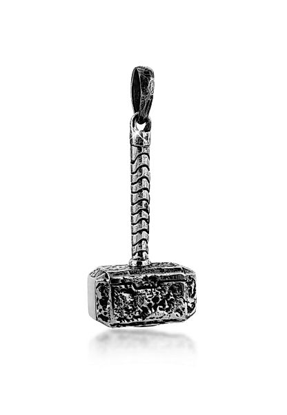 Kuzzoi Kettenanhänger "Herren Thors Hammer Cool 925 Silber" günstig online kaufen