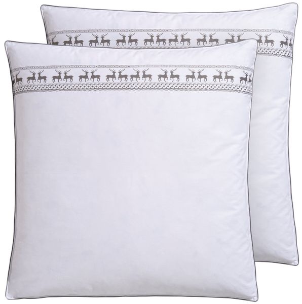Älgdröm Federkopfkissen "Sorsele Kopfkissen 40x80cm oder 80x80 cm, 2-tlg" F günstig online kaufen