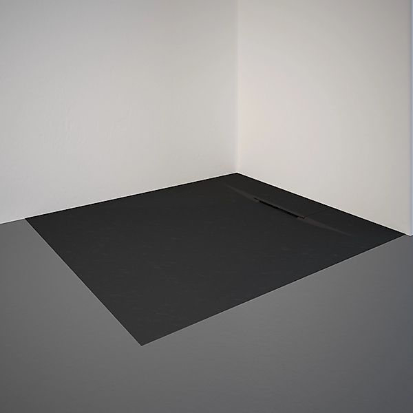 Schulte Duschwanne ExpressPlus Extraflach Rechteck 100 cm x 90 cm Anthrazit günstig online kaufen