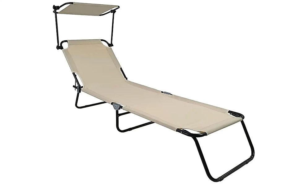 Sonnenliege   ¦ creme ¦ Maße (cm): B: 55 H: 24 Garten > Gartenmöbel > Garte günstig online kaufen