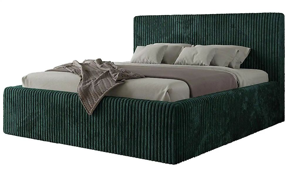 Polsterbett mit Bettkasten Tiliano Classic ¦ grün ¦ Maße (cm): B: 196 H: 10 günstig online kaufen