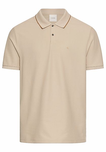 Calvin Klein Poloshirt "SS RFND PQ TPPD CLSS", Mit Rundhalsausschnitt günstig online kaufen