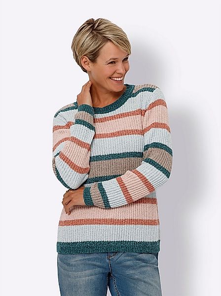 Sieh an! Strickpullover Rundhals-Pullover Langarm günstig online kaufen
