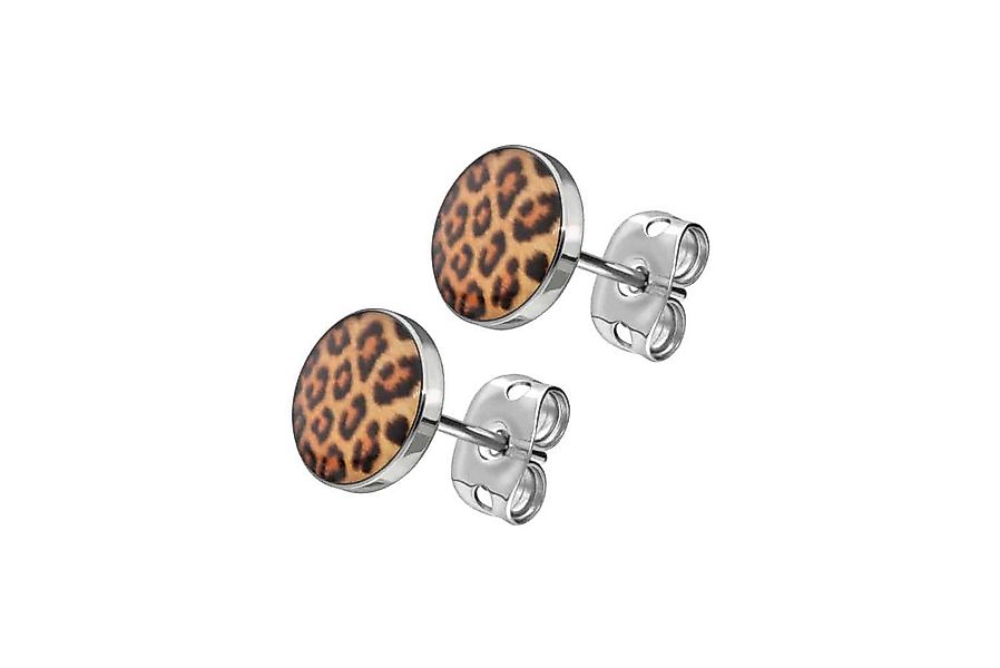 FILANGO Paar Ohrstecker Titan Ohrstecker LEOPARD (Ohrstecker, 1-tlg) günstig online kaufen