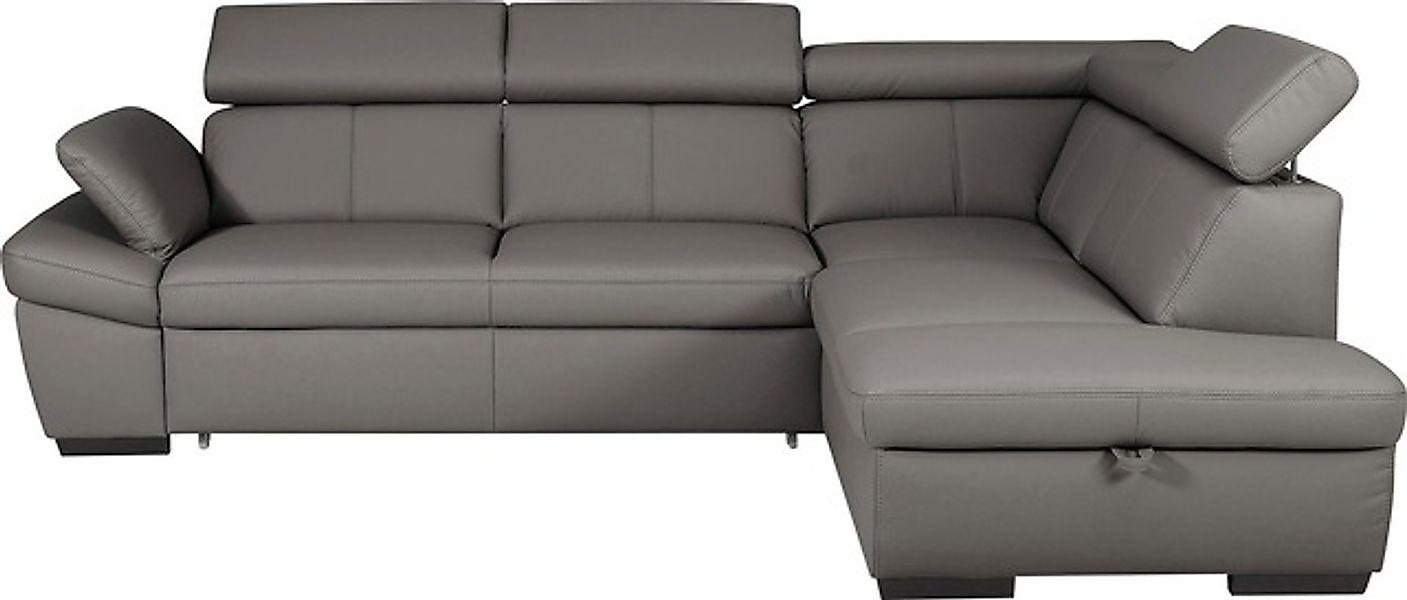 exxpo - sofa fashion Ecksofa »Salerno, Funktionssofa, hoher Sitzkomfort, Br günstig online kaufen