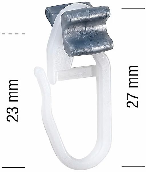 GARESA Klick-Gleiter »X-Gleiter«, (Set, 100 St.), für Innenlaufprofile, ein günstig online kaufen