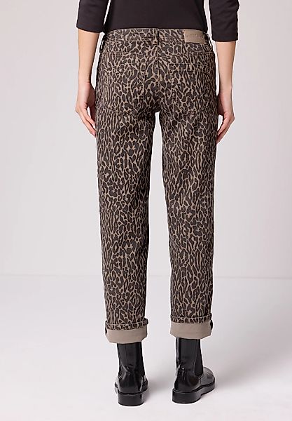 STREET ONE Comfort-fit-Jeans mit Leo-Muster günstig online kaufen