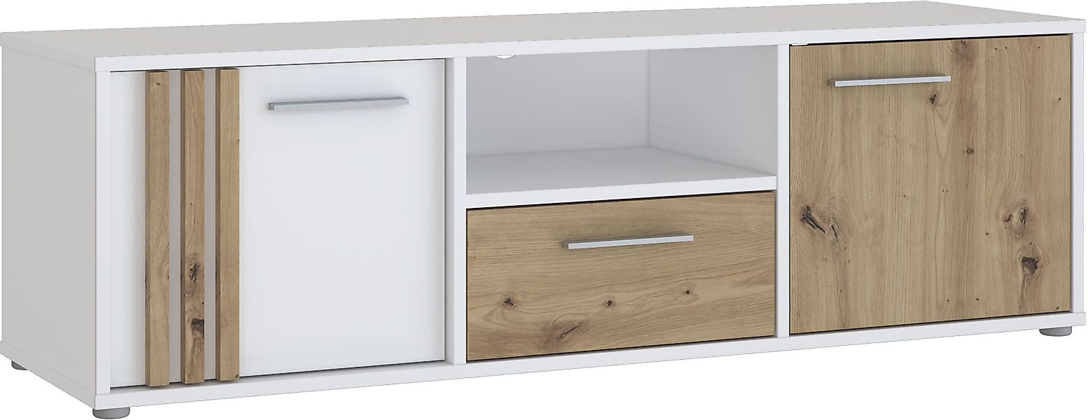 FORTE Lowboard "Cardigan TV-Board, TV-Schrank" TV-Board, 2 farbig, Stauraum günstig online kaufen