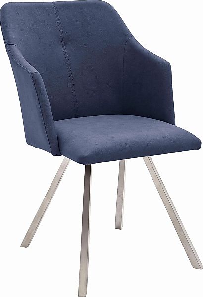 MCA furniture Esszimmerstuhl "Madita 4 Fuß Stuhl B-eckig" (Set) 2 Stk. Velo günstig online kaufen