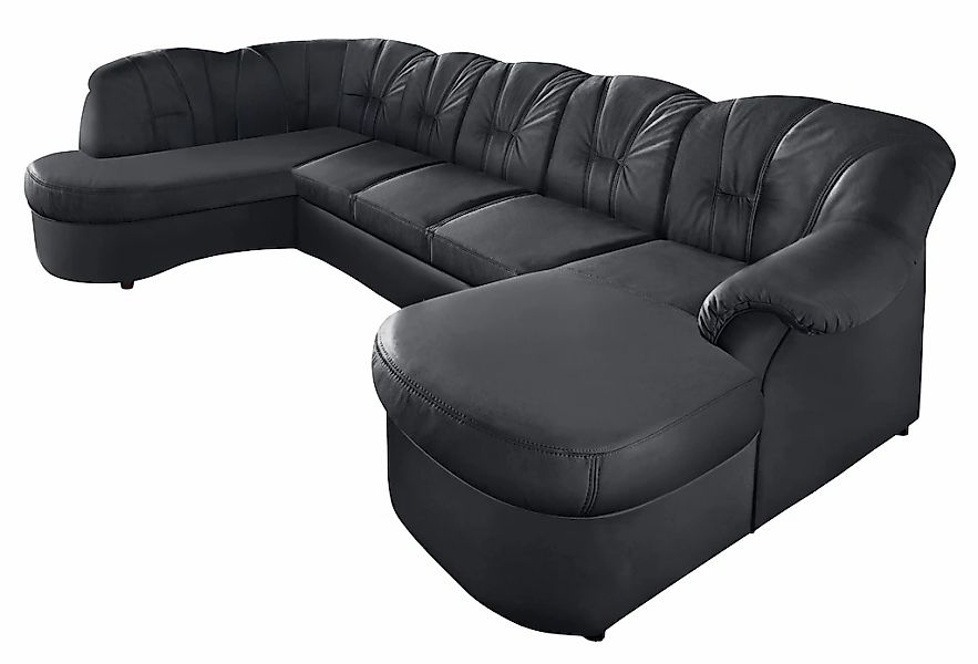 DOMO collection Wohnlandschaft "Flores auch in Leder-Bezug, B/T/H: 293/180/ günstig online kaufen