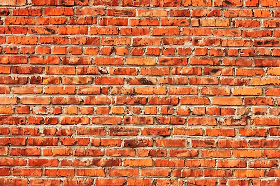 Papermoon Fototapete »Red Brick Wall« glatt günstig online kaufen