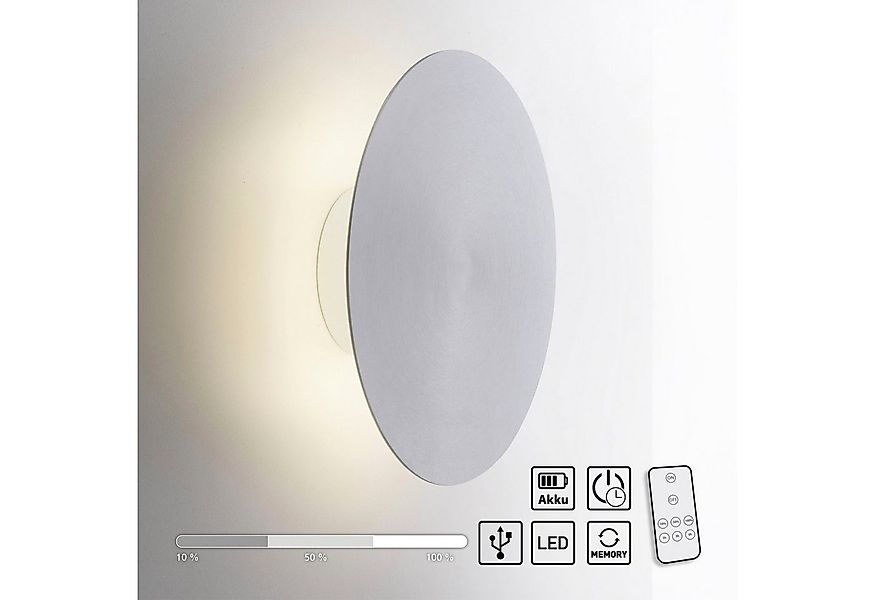 Paul Neuhaus Wandleuchte AKKU PUNTU, LED fest integriert, Warmweiß günstig online kaufen