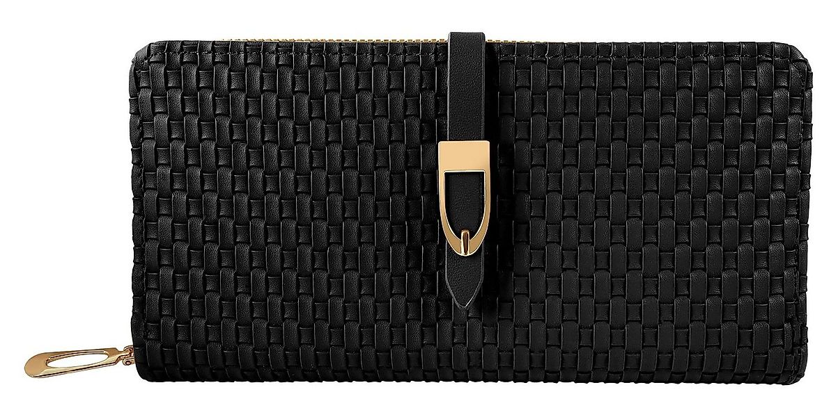 Cham Cham Geldbörse 3010090 Lederimitat, gewebtes Design, längliche Damenge günstig online kaufen