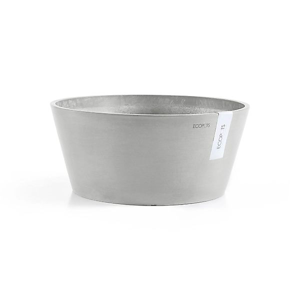 ECOPOTS Blumentopf Frankfurt 40 Weißgrau, für günstig online kaufen