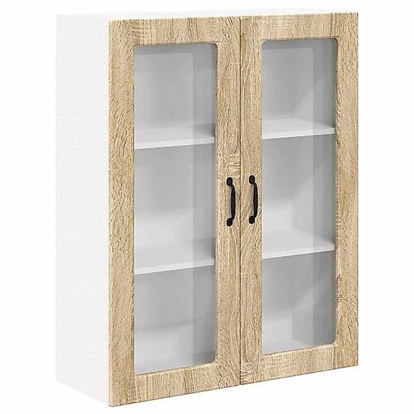 vidaXL Küchenwandschrank Sonoma-Eiche 80 x 31 x 100 cm Holzwerkstoff 885157 günstig online kaufen