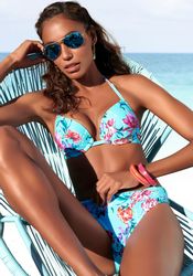Sunseeker Bügel-Bandeau-Bikini-Top Modern, mit Blumenprint günstig online kaufen