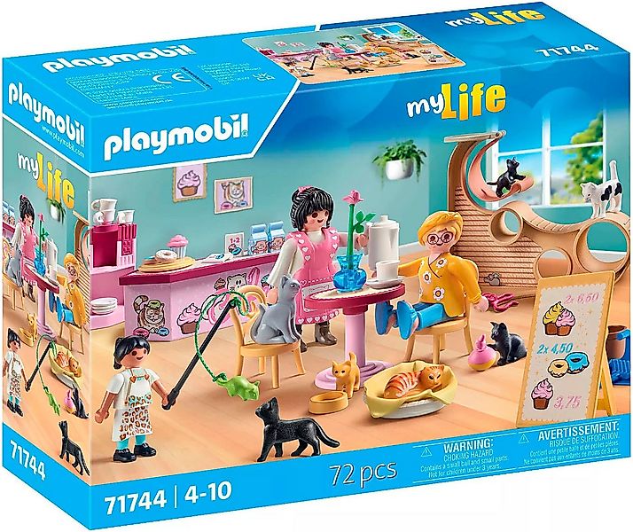Playmobil® Katzencafe (71744), Playmobil My Life Konstruktions-Spielset, (7 günstig online kaufen