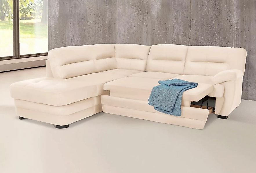 COTTA Ecksofa »Royale L-Form«, wahlweise mit Bettfunktion günstig online kaufen