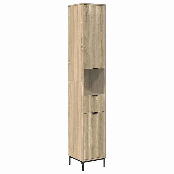 vidaXL Badezimmerschrank mit Speicher Sonoma-Eiche 31,5 x 33 x 190 cm 88340 günstig online kaufen