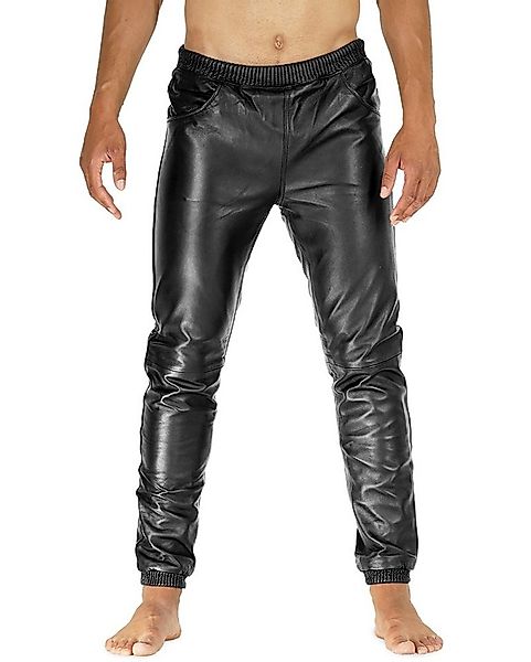 BOCKLE Lederhose Bockle® The BOYJOG Leder Joggers Lamm Leder Jogginghose günstig online kaufen