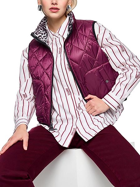 Marc Cain Wendeweste Mon Cherry Premium Damenmode Wendbar, 2-Wege-Reißversc günstig online kaufen