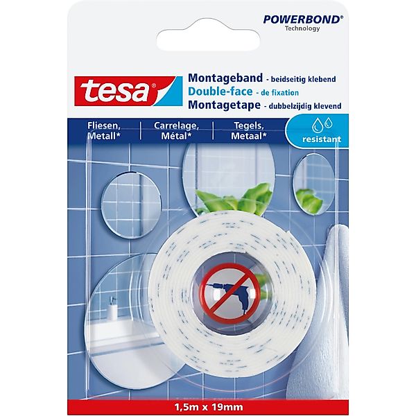 tesa Montageband tesa Montageband 1,5 m x 19 mm, weiß günstig online kaufen