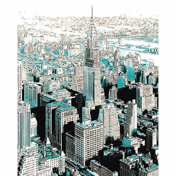 Komar Fototapete Gotham B/L: ca. 200x250 cm günstig online kaufen