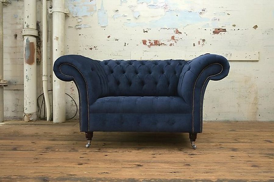 Xlmoebel Sofa Chesterfield Sessel Sofa Polstermöbel Einzelsofa 1,5 Sitzer E günstig online kaufen