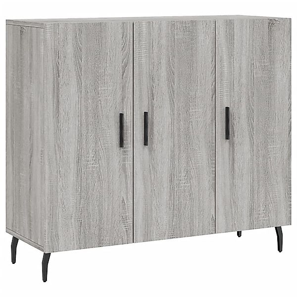 vidaXL Sideboard Sideboard Grau Sonoma 90x34x80 günstig online kaufen