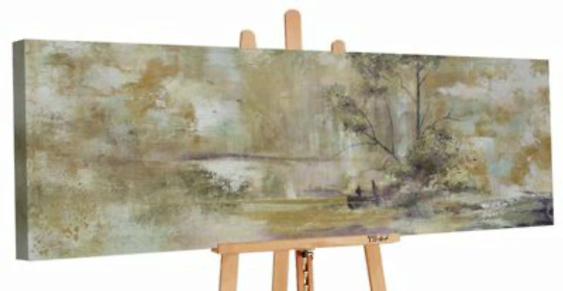 YS-Art™ Gemälde YS-Art Handgemaltes Acryl Gemälde „Entspannung“, Seebild vo günstig online kaufen