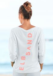 Elbsand Langarmshirt "Raina" mit Logoprint hinten, Longsleeve aus Baumwoll- günstig online kaufen